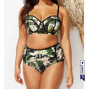 UNDERWIRE HIGH WAIST BIKINI SET